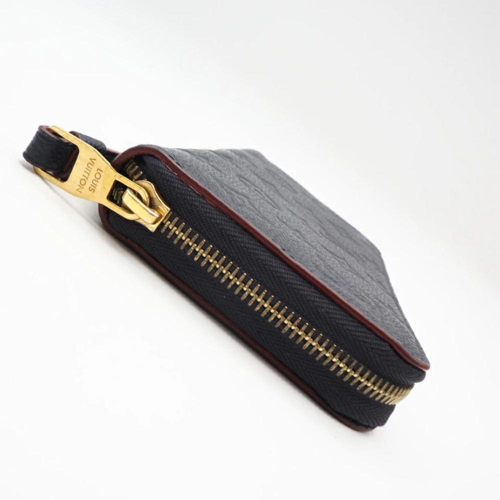 Louis Vuitton Monogram Empreinte Zippy Wallet Marine Blue Rouge Long Navy Blue - Picture 6 of 12